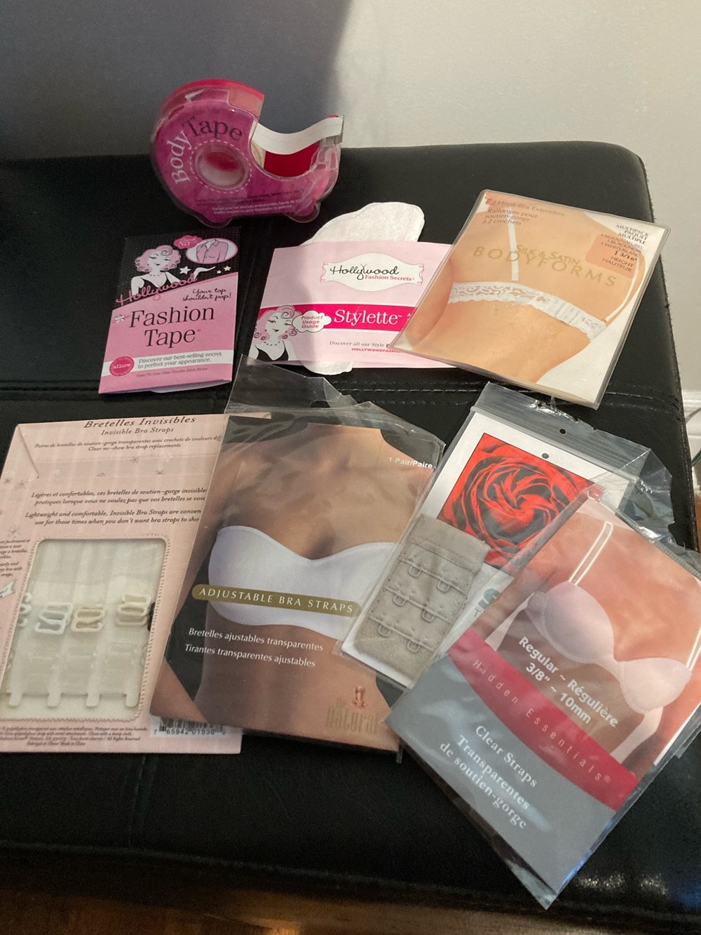 Assorted Women's Bra Accessories Kit - White & Nude